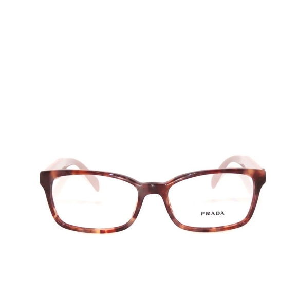 Prada 18T 18 UE0-1O1 53 Pink Havana Eyeglasses - Picture 2 of 5